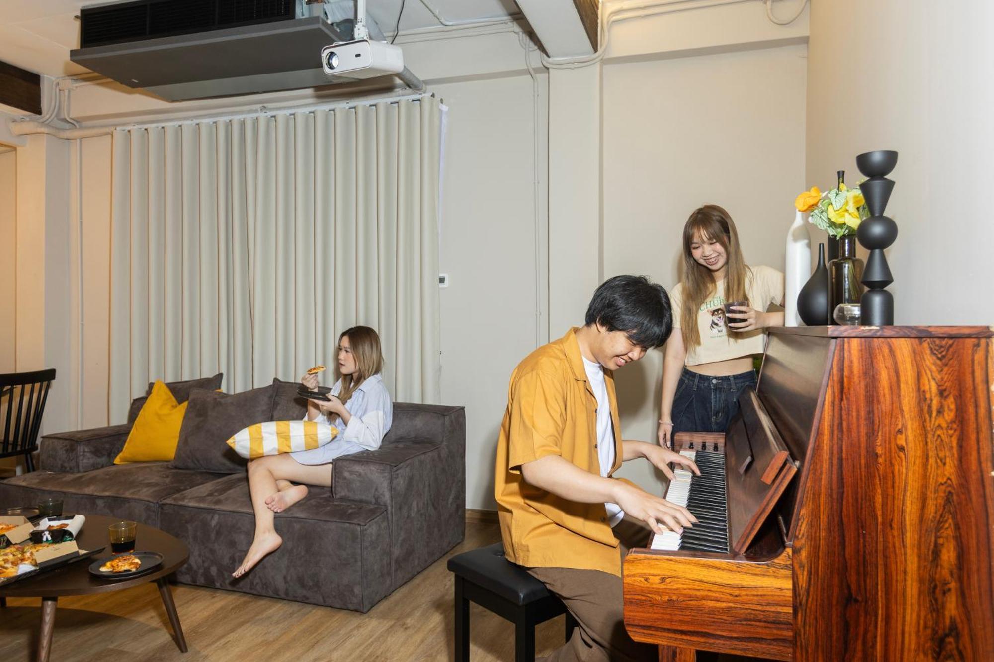 The Lair Bangkok - 3Mins Walk To Icon Siam Apartman Kültér fotó